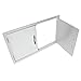 Stanbroil Outdoor Kitchen Stainless Steel Double Access Door, 36 Inches