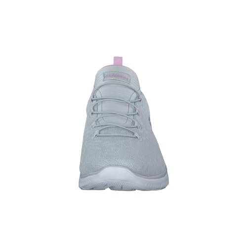 Image of Skechers Track-Ripkent Men's Trainers, Light Grey Mesh Lavender Trim, 6 UK