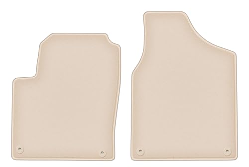 Tapis de voiture Ford Galaxy MK1 (1995-2006) en velours beige pour l'avant du monospace