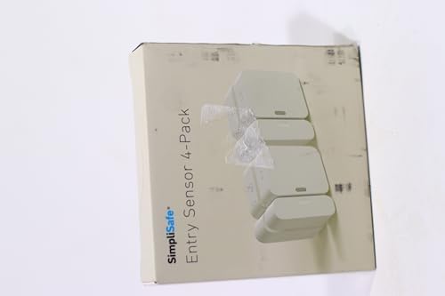SimpliSafe Entry Sensor (Pack of 4) - Window and Door Protection ...