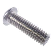 3/8"-16 x 4-1/2" Button Head Socket Cap Screw, Allen Socket Drive, 18-8 Stainless Steel, Full Thread - Quantity 10 - by Fastener Depot, LLC