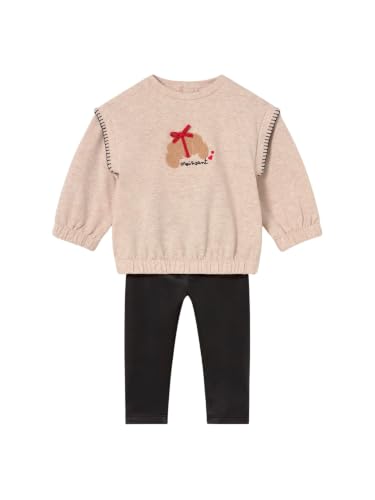Mayoral Conj. Leggings Pullover para bebé niña en color negro ideal para el día a día