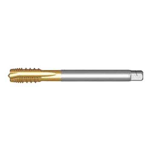 Dormer E423M16 Series E423 HSS-E-PM Spiral Point Interrupted Thread Machine Tap Metric with Tin Coating, DIN371 Standard, M16 x 2.00 mm Thread, 110 mm Length