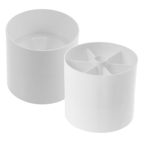 Outanaya 2pcs Golf Hole Cup Plastic Putting Cup for Golfing Equipment Training Tool Replaceable Golfing