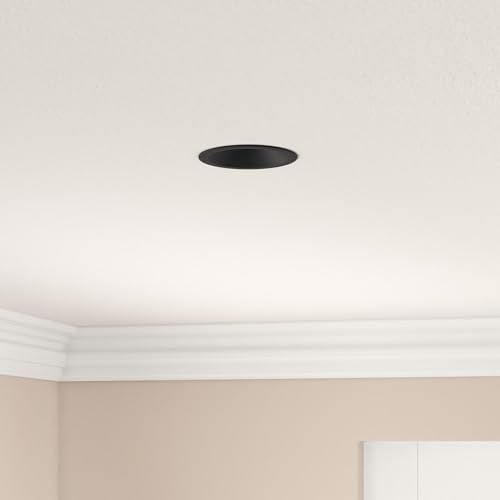 Image of D'Mak 12W Black Body LED Deep COB Light | Recessed LED Ceiling Light for Indoor Lighting (Warm White, Pack of 5)