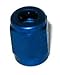 NOS 17550NOS Blue Anodized Aluminum -3AN to 3/16" Tubing Tube Nut