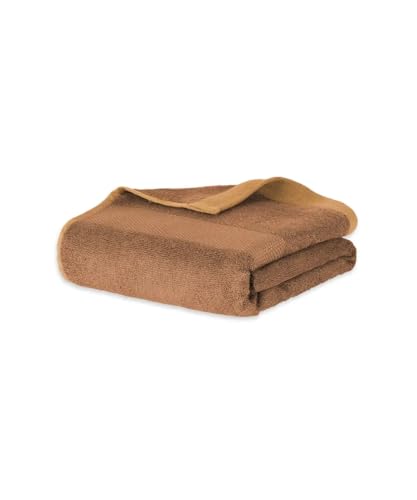 Doctor Towels, World's First Banana Terry Bath Towel, 400 GSM | Dermatologist Tested for Sensitive Skin | 70 x 140 cm Towels for Bath Large Size | Clinically Tested to Help Reduce Acne - Brown