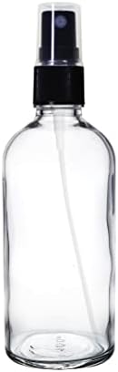 nsb herbals 100 ml Refillable Clear Fine Mist Spray Glass Bottles With Spray Pump For Uses For Diy Perfume, Essential Oils, Blends, Aromatic Water, Beauty Products (1)