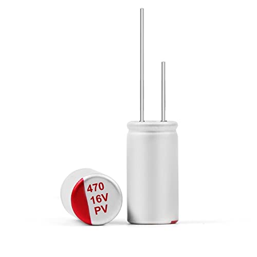 Condensateur électrolytique solide 16V 470UF 6.3x12mm DIP pour filtrage de tension de PC