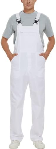 WORK IDEA Arbeits-Latzhose für Männer Multi Pocket Technology Herren Arbeitslatzhose