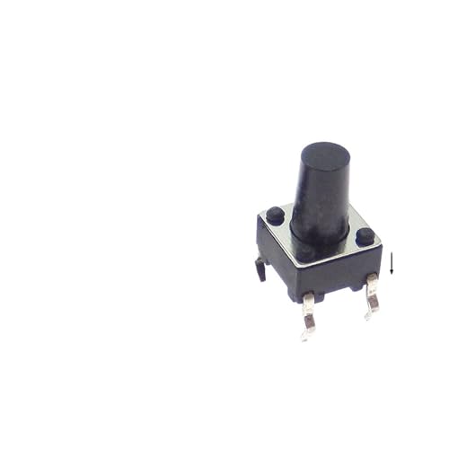 Bouton tactile interrupteur 6x6x6.5mm DIP 4 broches micro bouton-poussoir 20pcs