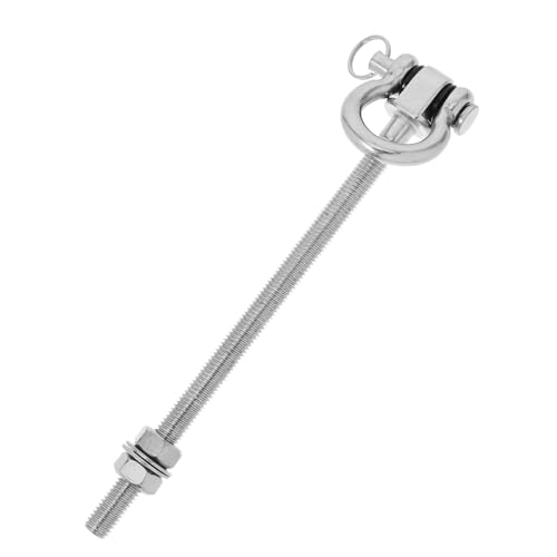 AKOOSY Crochet Pivotant De Plafond en Acier Inoxydable 180mm Suspendre Hamac, Accessoire Support De Balançoire Et Chaise Suspendue, Usage Intérieur Et Extérieur Polyvalent