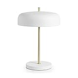 TAICHI es una sobremesa con un diseño minimalista de líneas redondeadas y un eje central color dorado perfecto para diferentes estancias del hogar.
