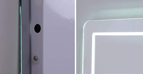 Warmiehomy LED Illuminated Bathroom Mirror with Demister Pad and Touch Switch