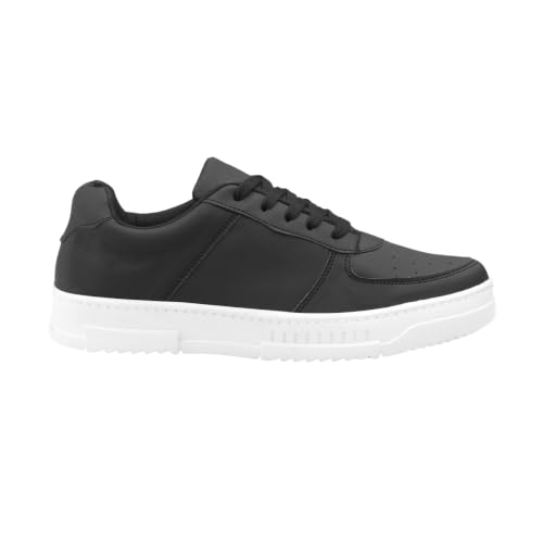 Image of Men's Black Casual Airmix Shoes | Premium Soft Cushion Sole | Lightweight Breathable Sneakers for Walking Office Travel College & Outdoor