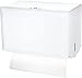 San Jamar Paper Towel Dispenser Singlefold Towel Dispenser with Standard Key Lock for Bathroom, Kitchens, and Restaurants, Metal, 7.5 x 10.75 x 6 Inches, White