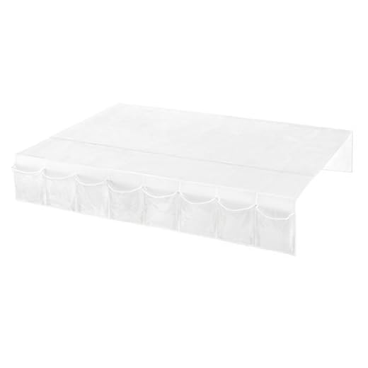 Whitmor Bedskirt Storage Organizer Clear