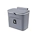 unknows Rcevbocc mały wiszący kosz na śmieci, montowany na ścianie szafka domowa drzwi kosz na odpady z pokrywą do mocowania worka na śmieci do szafki kuchennej drzwi i łazienki, wiszący kosz na śmieci do biura i łóżeczka dziecięcego
