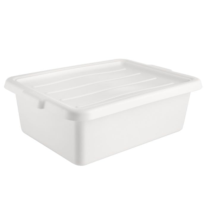 CAC Foodservice Bus Box Cover BTCV-57WT White for BTDB Series