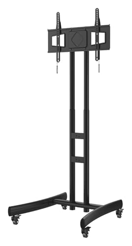 Soporte móvil para TV con ruedas y ajuste de ángulo miniatura 3
