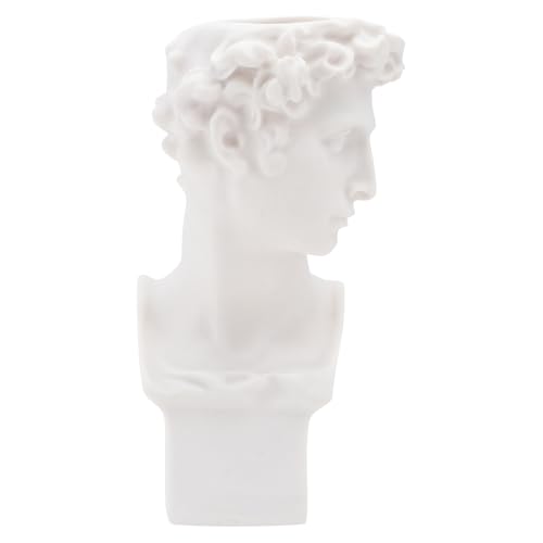 ledmomo 北欧風レジンスカルプチャー花瓶 卓上装飾にな膏像置物 ヴィーナスデザインのクラフトプランター 家やオフィスのインテリアに調和