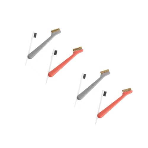 WOFASHPURET 2sets 2pcs Multi Function Kitchen Range Hood Cleaning Brushes Durable Wire Brush for Efficient and Cooktop Cleaning Comfortable Handle for Home Restaurant Use 2pcs*2