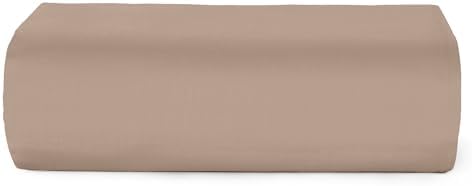 Lençol Avulso Solteiro Teka 150 Fios Diamante 100% Algodão Bege