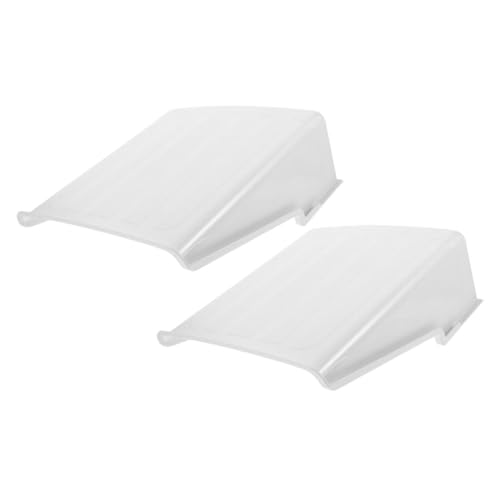 CONGARTENO 2 Sets Camera Rain Cover Doorbell Chime Cover Sun Rain Cover Shield Outdoor Security Camera Cover Rainproof Camera Cover Security Camera Nest Sun Shade for Nest White Plastic