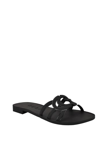 Guess Women's Elyho Sandal, Black 001, 6