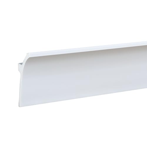 PROVISTON Licht Stuckleiste 50 x 100 x 2000 mm Moderne LED Deckenleiste Klassisches Profil Hochwertige Deckenleiste Kunststoff Weiß Wasserfest, Robust und Langlebig PROVISTON Licht Stuckleiste 50 x 100 x 2000 mm Moderne LED Deckenleiste Klassisches Profil Hochwertige Deckenleiste Kunststoff Weiß Wasserfest, Robust und Langlebig