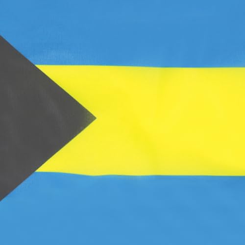 Image of Bahamas NAUTICAL Flag 18'' x 12'' - Bahamian flags 30 x 45 cm - Banner 12x18 in for boat - AZ FLAG