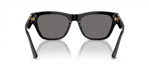 Versace Man Sunglasses Havana Frame, Dark Grey Lenses, 55MM4