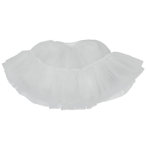 Jupon de robe élégant en mousseline blanche pour silhouette de bal