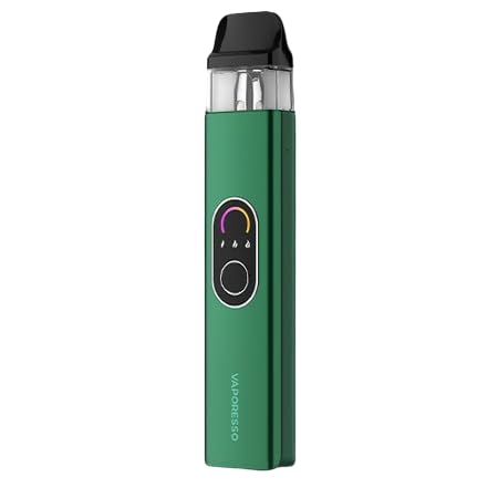 XROS 4 Pod Kit for Vaporesso, Clamshell Top Filling, SSS Leak-Resistant Technology, 3 Power Output Modes, Anti Leaking, TVDC, 2ml Cartridge, No Nicotine (Green)