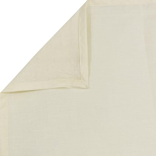Image of Swayam Pure Cotton Single Bedsheet with 1 Pillow Covers | Size 60 x 90 inch | 160 TC | Geometric Design | Soft Breathable Bed Sheet | Comfortable & Durable for Bedroom - Beige