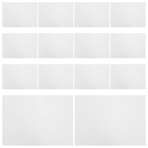 Homoyoyo 20 Stück Saugfähiges Löschpapier für Blumenpresse Schnelltrocknendes Presspapier in Handlicher Größe Weißes Selbstgemacht Bastelpapier für Gepresste Blumen und Herbarium