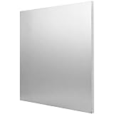 MUKCHAP 12 x 12 x 3/8 Inch Aluminum Sheet Plate, 300x300x10mm 6061 Aluminum Sheet with Protective Film, 6061-T651 Aluminum Tooling Flat Plate