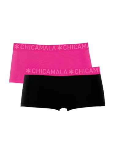 Muchachomalo Chicamala – Damen Boxershorts – 2er Pack – Normale Länge – Damen Unterhosen – Lingerie – Boxershorts – Unterwäsche – Kleidung – 95% Baumwolle – Damenkleidung