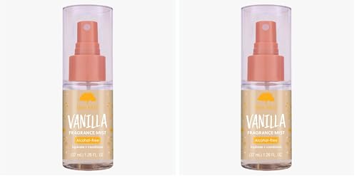 Image of Tree Hut Mini Vanilla Hair & Body Mist, Hydrating & Alcohol-Free Body Spray, Fragrance with Vanilla, Sandalwood & Coconut Notes, Alcohol-Free Formula, Versatile Body Spray, Travel Size, 1.26 fl oz