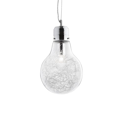 Ideal Lux Luce Max SP1 Lampada, Small, Alluminio