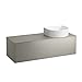 Produktbild Laufen Sonar Schubladenelement, 1 Schublade, passend zu Waschtisch-Schalen 812340, 812341, 812342, 812343, Ausschnitt rechts für Waschtisch, Farbe: Gold/Nero Marquina - H4054230341401