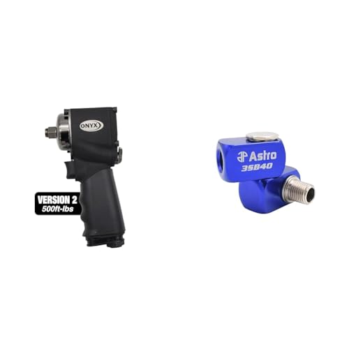 Astro Pneumatic 1/2" Nano Impact Wrench v2 (500 ft-lb) with 3 forward/3 reverse