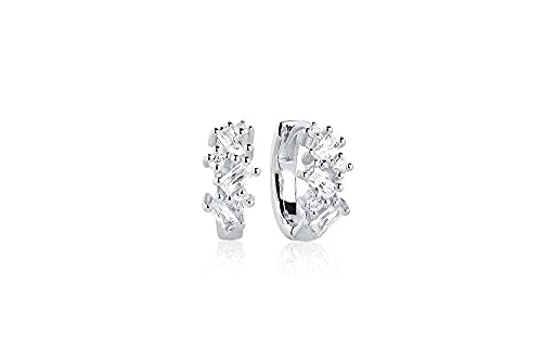 Sif Jakobs Jewellery Damen-Creolen Antella Creolo Piccolo 925er Silber Zirkonia One Size Silber 32011892 Cover
