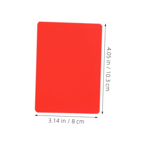 Cartas de árbitro SUPVOX para fútbol rojo y amarillo miniatura 2