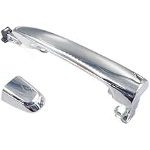 KLUfo Auto Parts,Chrome Front Door Sliding Door Outer Handle,Compatible for Toyota Alphard ANH10,2003 2004 2005 2006 2007 2008Rear Right