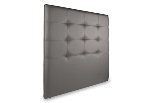 DecorQUALITY Cabecero Cama Texas Largo (Gris, 105x125 cm) Cover