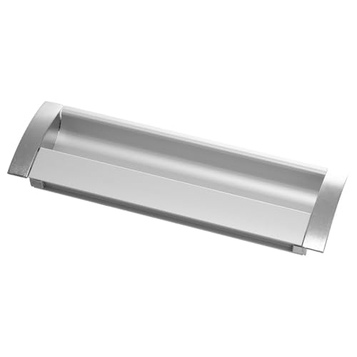 Manija Empotrada Oculta Mango de Montaje a Ras de Aleación de Aluminio 128mm Espacio para Agujeros para Puertas Correderas de Bolsillo Herrajes para Gabinetes miniatura 1