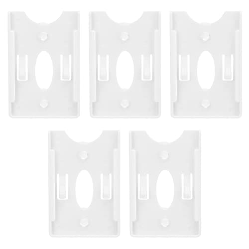 Windshield Card Holder and Secure Card Management, 5 Pcs IC Card Holder, Windshield Card Display Sleeve for Community & Vehicle Management (Suction cup)
