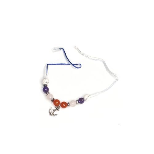 Image of Student Healing Crystal Rakhi for Brothers Study Aid, Boosts Focus, Chakra Balance, Reiki Charged