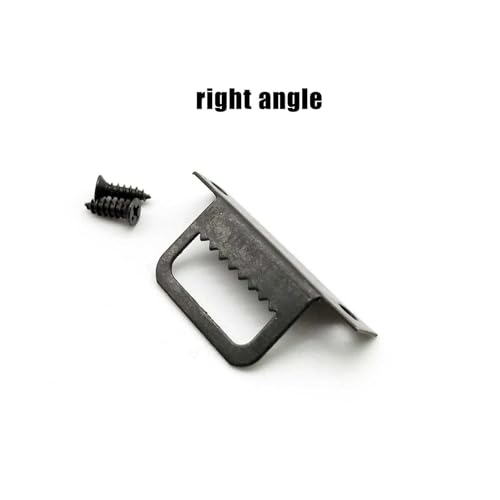Image of CHATROOM 50pcs Black T Shape Sawtooth Saw Tooth Picture Photo Oil Painting Mirror Frame Wall Hanger Hook with Screw(B Right Angle)